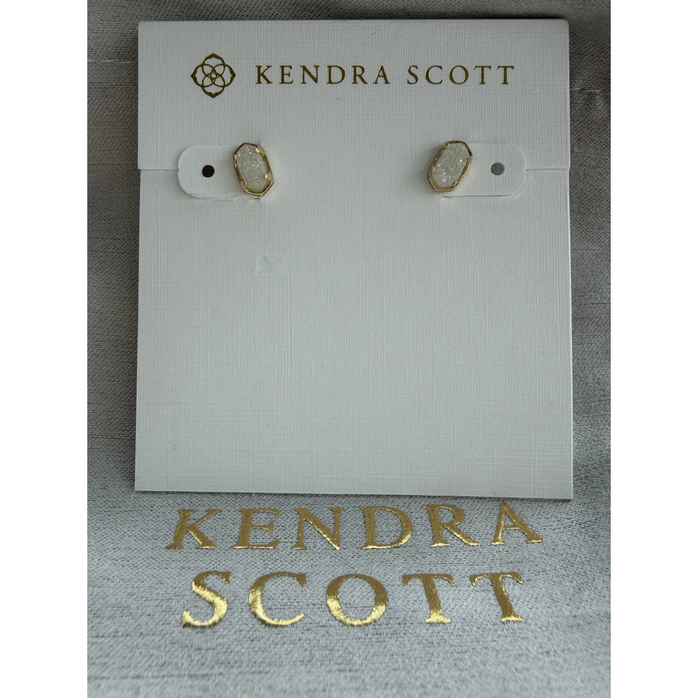 Kendra Scott white earrings